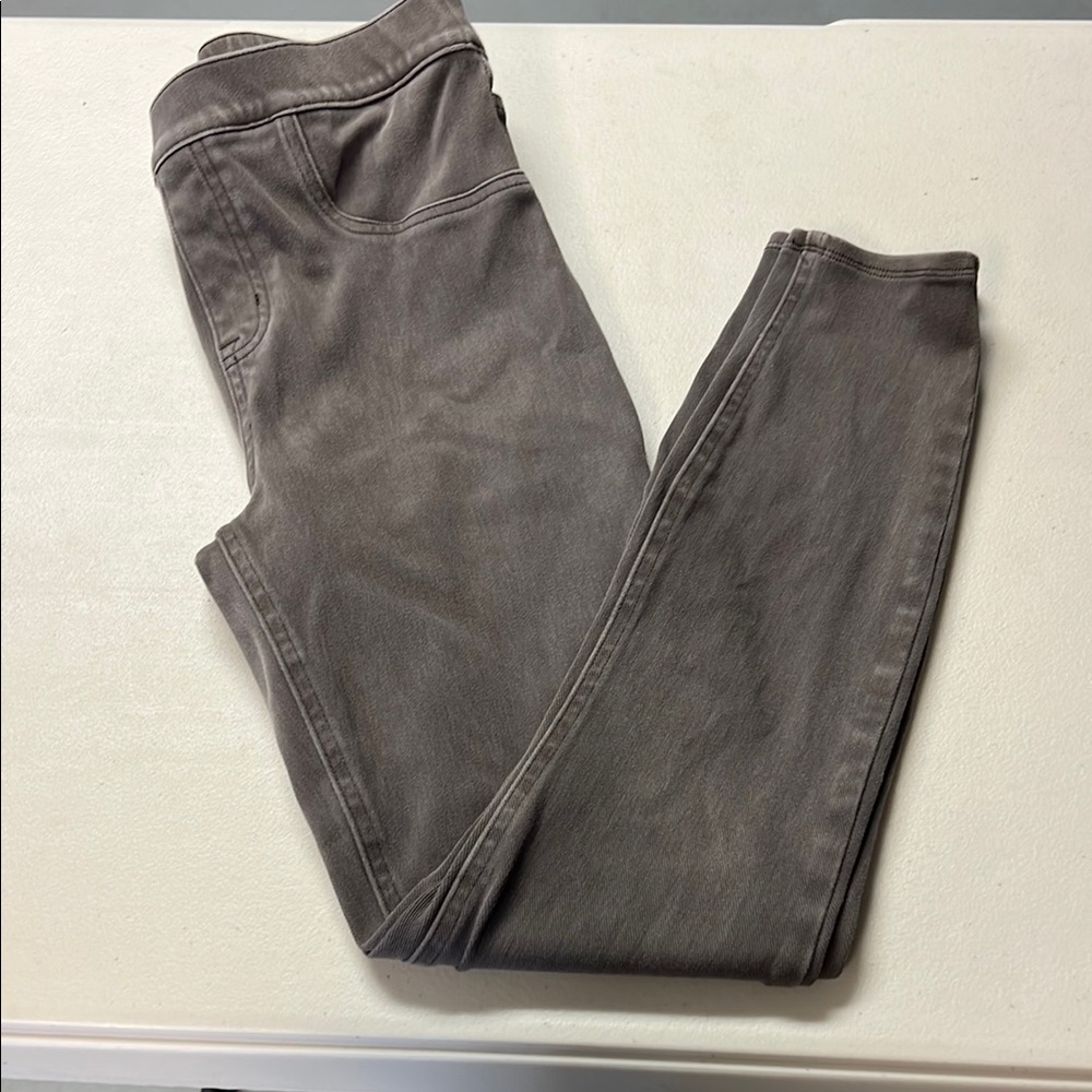 SPANX Charcoal Denim Stretch pants